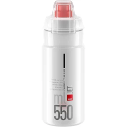 Jet Biodegradable MTB, clear with red logo 550 ml