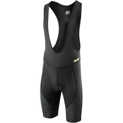 Flux men's liner bib shorts, black small