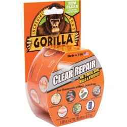 Gorilla Clear Repair Tape 8.2 m Packof6