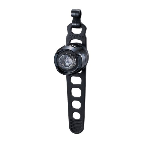 CatEye ORB Rechargeable Front Bike Light: POLISHED BLACK